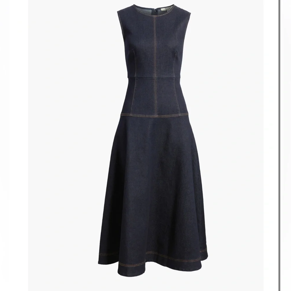 NEW Sleeveless Denim A-Line Midi Dress
ZOE AND CLAIRE - Picture 5 of 8
